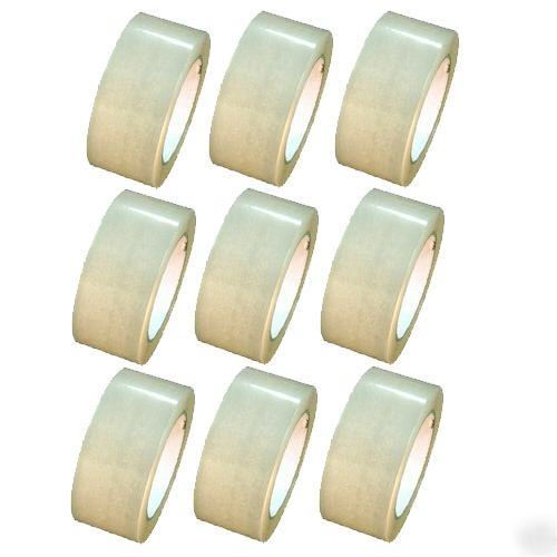 9 rolls clear carton sealing tape 2