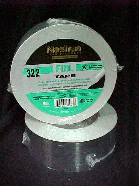 New 6 rolls nashua 322 general purpose foil tape 