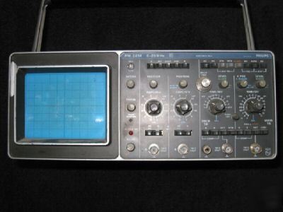 Philips 25 mhz oscilloscope