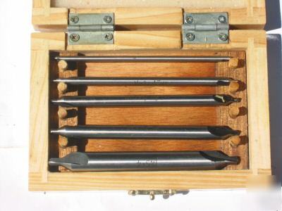 5 pcs hss combined drills & countersinks 4