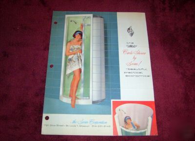 Vintage swan corporation, circle shower brochure