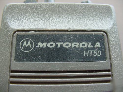 Lot of 7 motorola HT600 90 50 series handheld radios 