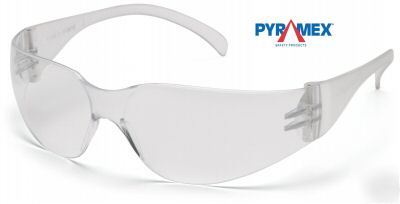 Pyramex 4100 series clear wrap around safety glasses