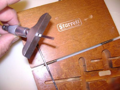 Starrett depth micrometer model # 449 