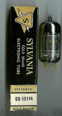 Gb-5814A sylvania gold brand nos 12AU7 gb 5814