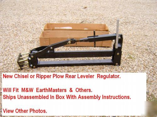 New earthmaster chisel plow v-ripper regulator kit