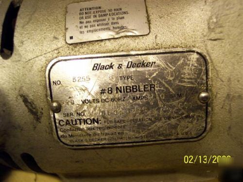 Nib electric bler, 8 gauge black & decker # 3255
