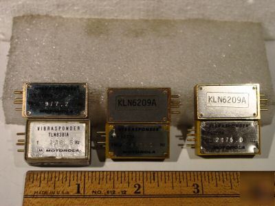 6 motorola vibrasponders for pl tones---------loc C15