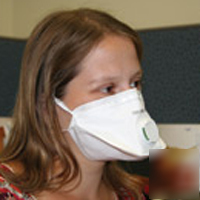 Aramsco N95 respirator case/240 masks~w/exhale valve~