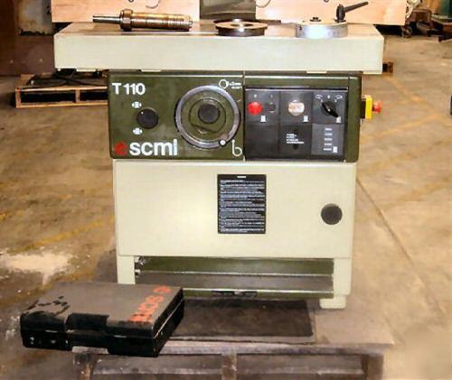 Scmi T110A 5-speed wood shaper - 6.6 hp, 230/460V, 3 ph