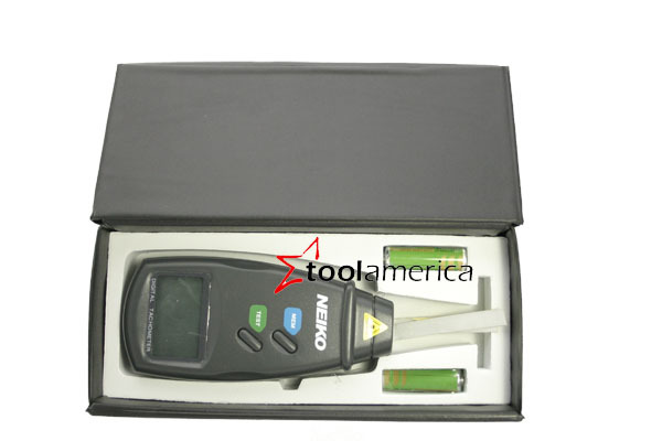 Digital laser photo tachometer rpm measurement tool