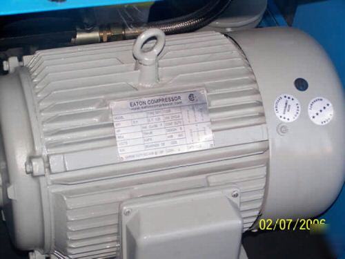 Eaton industrial true 20 hp rotary screw air compressor