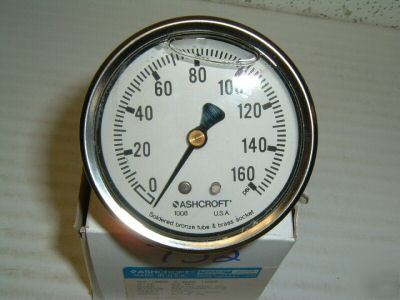 Ashcroft gauge 63MM ss case 1/4