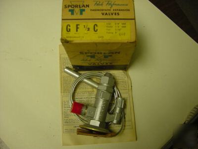 New sporlan thermostatic expansion valve GF1/2C 