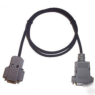 Rib-less programming cable for motorola command plus