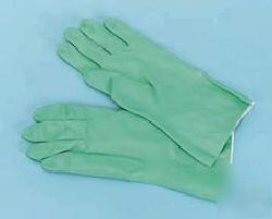 Galaxy green nitrile flock-lined gloves - xlarge - doz