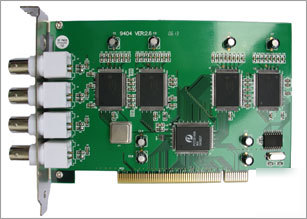 4 channels 120FPS pci dvr card french english software