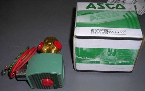 Asco red hat ii solenoid valve pipe 1/4 watts 10.1 
