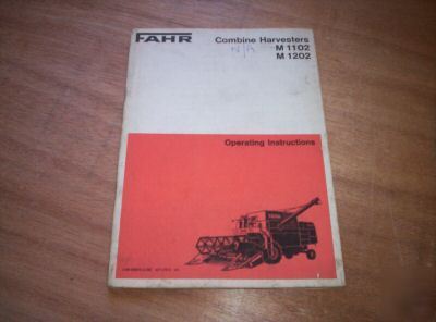 Deutz-fahr m series combine operators manual