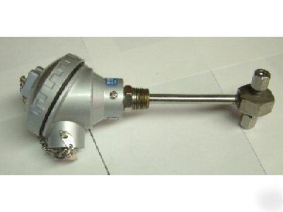 New flow-thru thermocouple - D4 compression fitting 