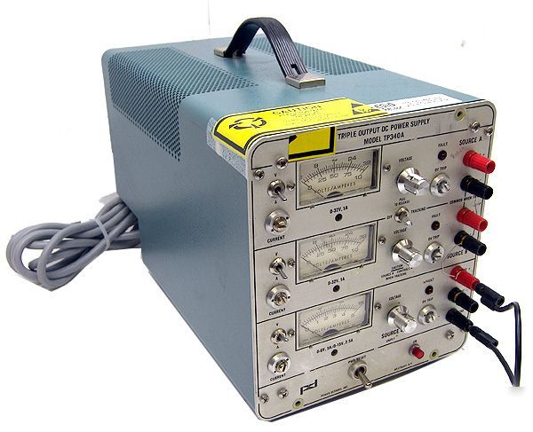 Power design TP340A triple output dc power supply