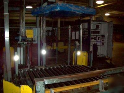 Kaufman stretch wrap machine for pallets