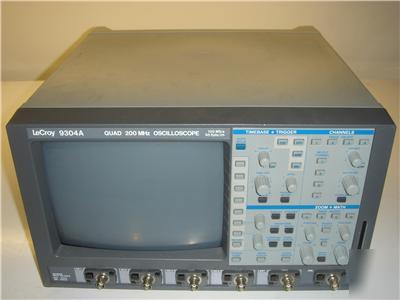 Lecroy 9304A quad 200MHZ oscilloscope 100MS/s 50KPTS/ch