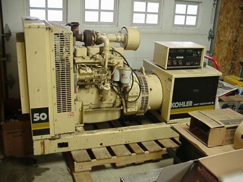 50KW kohler generator set 12 lead reconnect