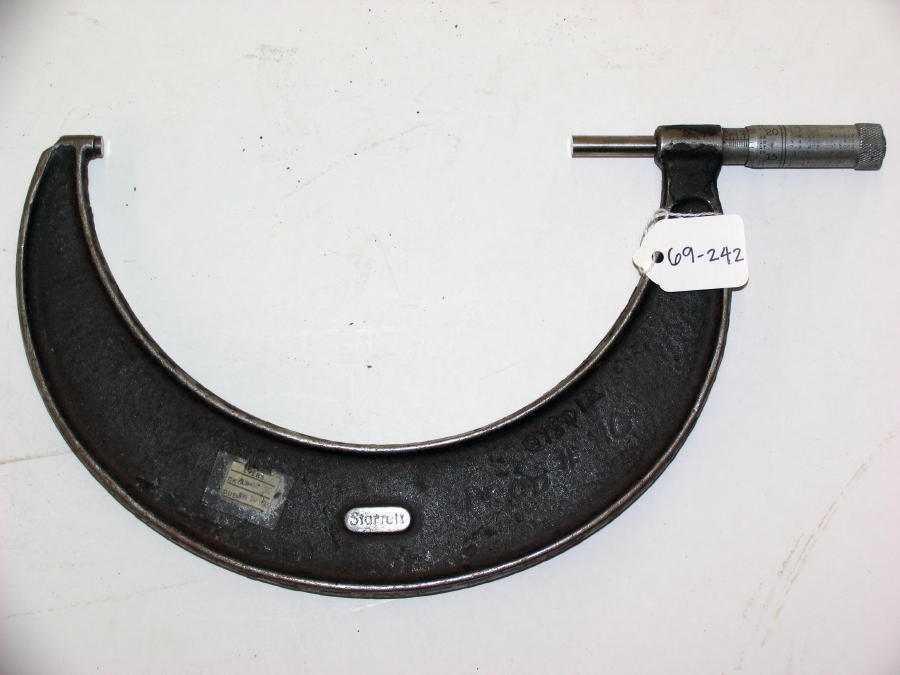 6 - 7 inch starrett micrometer