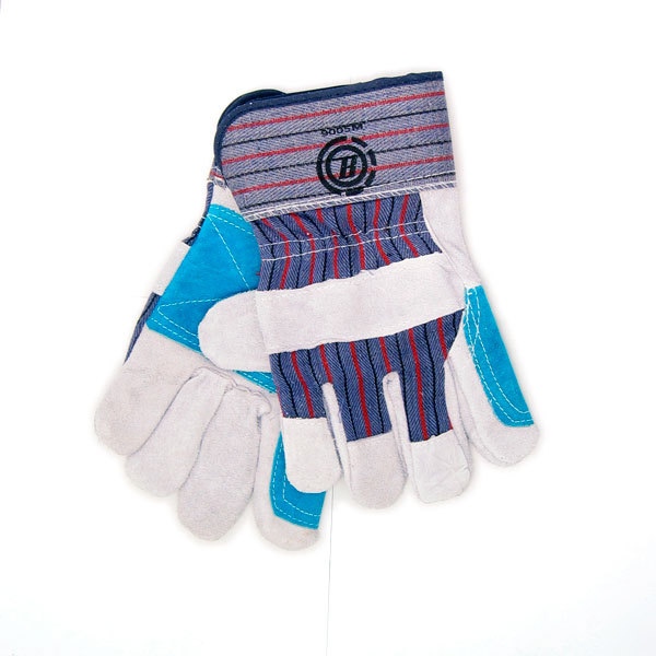 All purpose double palm gloves medium (durable cowhide)