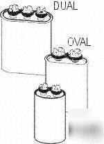 Capacitor 30/5/440 dual capacitor made by ge 