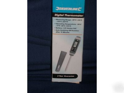 New digital thermometer electronic measures c+f item