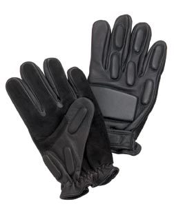 New full finger suede palm rappelling gloves small