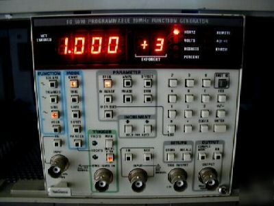 Tektronix fg 5010 20 mhz progammable function generator