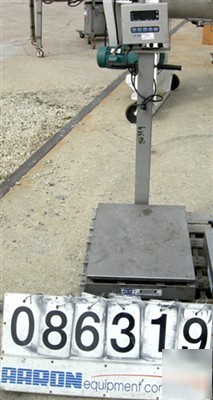 Used: general weighing systems platform scale, 1000 pou