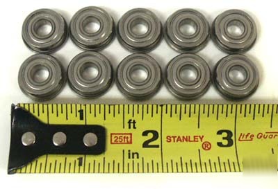 New lot 40 valley plastic flanged mini ball bearing