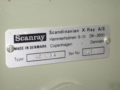 Very nice scanray x-ray unit controller model ac 103A