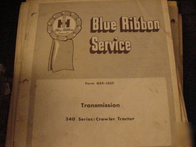 International 340 series crawler tractor service manual