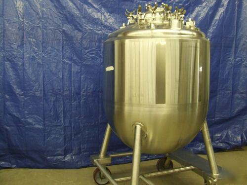 350 gallon kettle / stainless reactor vacuum rated