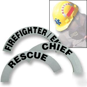 Fire helmet crescents(1 set of 2 crescents)