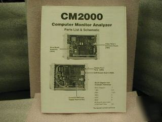 Sencore CM2000 schematic - FORM4426