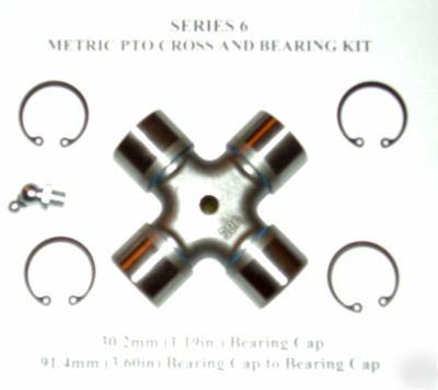 Series 6 metric pto cross & bearing kit (u-joint)