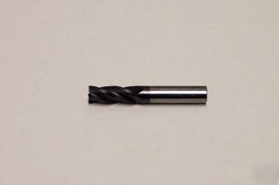 New - usa solid carbide tialn coated end mill 4FL 9/16