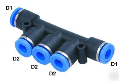 One-touch fittings mtkg - manifold union - pkg of 10
