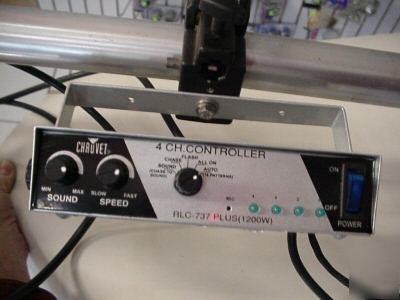 Stage lighting d.j. lights chauvet par 38 lamps 