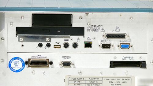 Tektronix TDS7054/3M o'scope, 4 ch. 500 mhz, color lcd