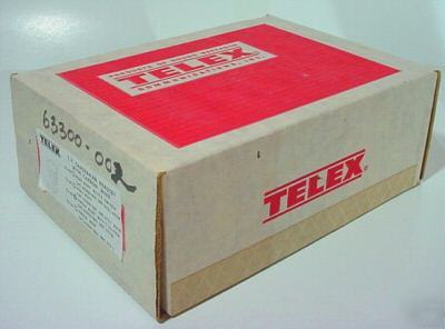 Telex cs-85 t.v. cameraman headset with carbon
