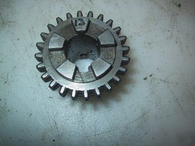 10L south bend lathe gear box 24TOOTH interlocking gear