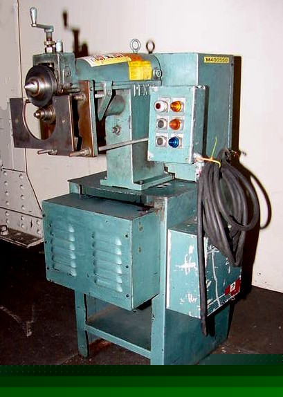 1994 pexto 18 ga combination crimping & beading machine