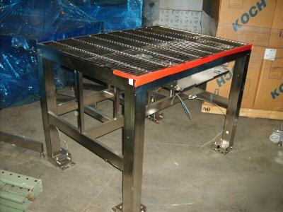 3' x 4' stainless steel vibration isolation table